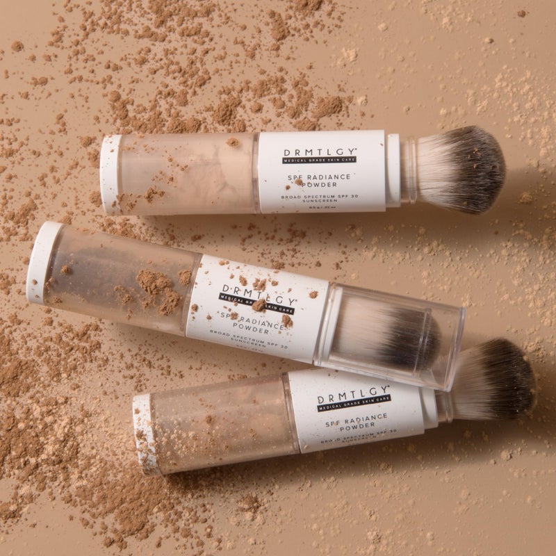 DRMTLGY SPF Radiance Powder Fair – Mineral Sunscreen Powder SPF 30, Oil-Absorbing, Sheer Tinted Setting Powder, Broad-Spectrum UV Protection, Vegan, Non-Nano, 6.5g - Image 3
